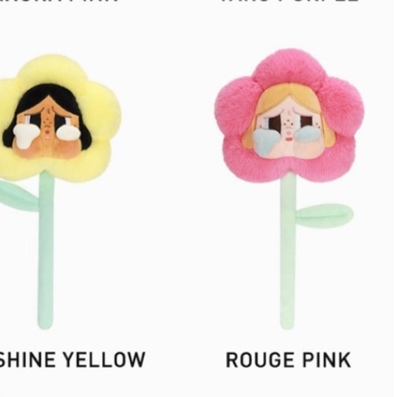 ROGUE PINK PopMart Crybaby Plush Flower Blind Box - Picture 1 of 7